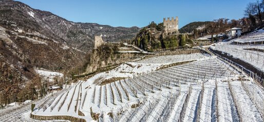 Castello di Segonzano in inverno | © APT Fiemme e Cembra - foto di A. Monticelli